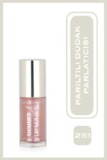 لیپ گلاس شاین‌دار گلدن رز Golden Rose Mood Shimmer Lip Glaze شماره 251 رنگ Bubble Pink - Image 3