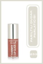 لیپ گلاس شاین‌دار گلدن رز Golden Rose Mood Shimmer Lip Glaze شماره 253 رنگ Sunset Glaze - Image 3