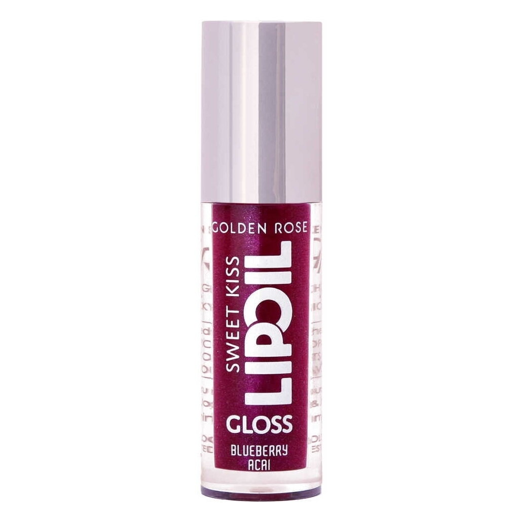 golden-rose-sweet-kiss-lip-oil-gloss-no07-Blueberry Acai لیپ گلاس براق گلدن رز Golden Rose Sweet Kiss رنگ Blueberry Acai شماره 07 - Image 1