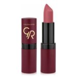 رژ لب جامد مات و مخملی گلدن رز Golden Rose Velvet Matte شماره 12