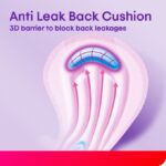 نوار بهداشتی شبانه باله‌دار کوتکس Kotex مناسب جریان متوسط تا شدید سایز 28cm بسته 7 عددی - Image 3