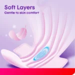 نوار بهداشتی شبانه باله‌دار کوتکس Kotex مناسب جریان متوسط تا شدید سایز 28cm بسته 7 عددی - Image 4
