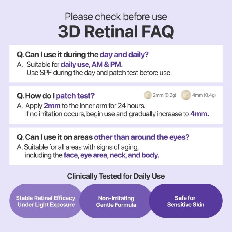 کرم دور چشم ضد چروک و لیفتینگ نامبوزین Numbuzin NAD Retinol Volumetox Eye Cream شماره 9 حجم 20 میل - Image 5