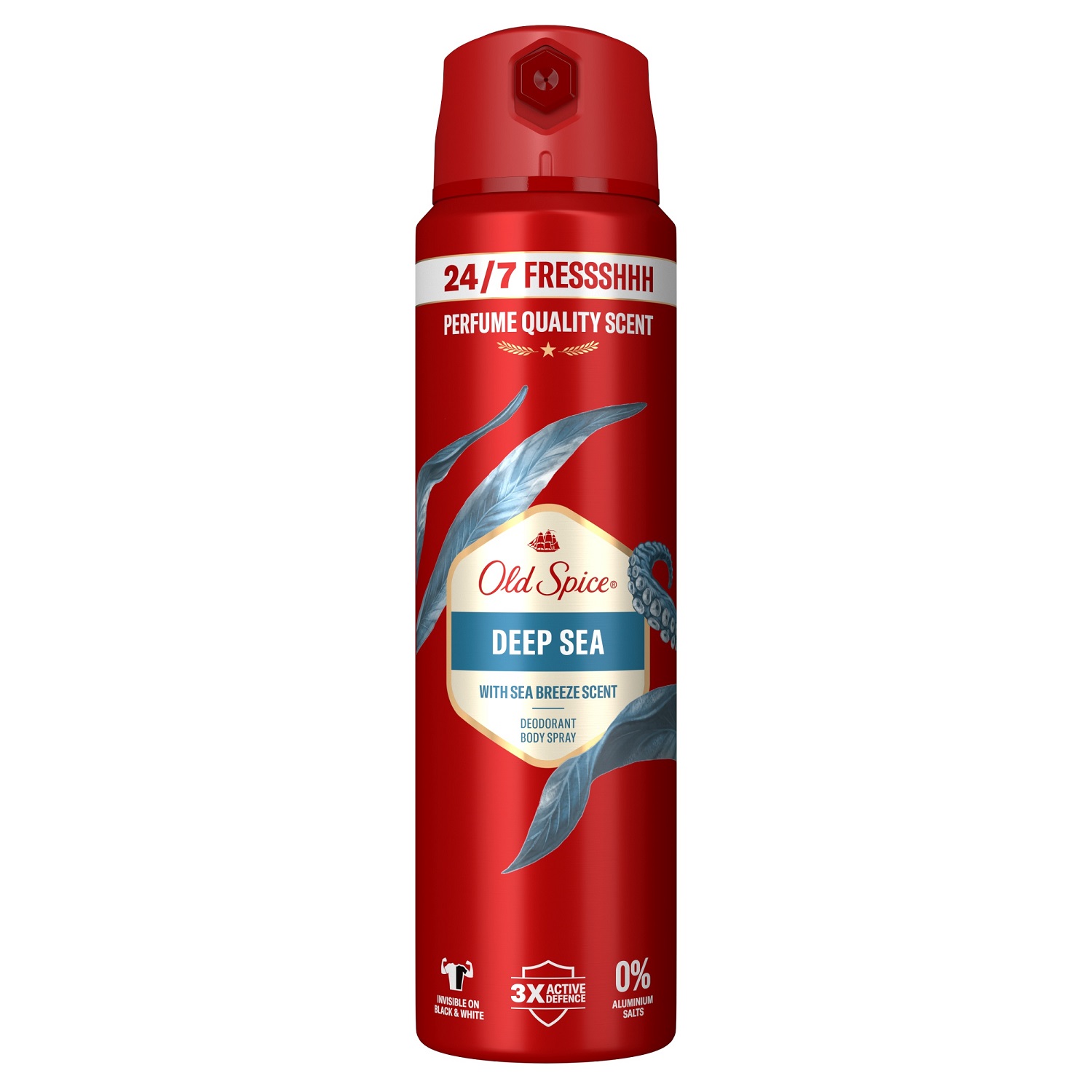 old-spice-deep-sea-body-spray-150ml اسپری دئودورانت اولد اسپایس Old Spice DEEP SEA حجم 150 میل - Image 1