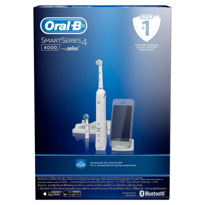 مسواک برقی اورال بی Oral-B Smart 4 4000N Bluetooth قابلیت اتصال بلوتوث به اپلیکیشن - Image 15