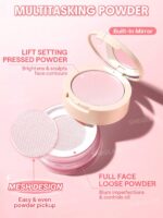 پودر فیکس دوکاره شیگلم sheglam Insta-Ready Ultra-Fine Blur & Lift رنگ Bubblegum - Image 2