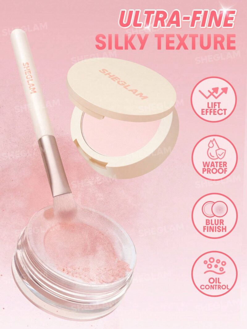 پودر فیکس دوکاره شیگلم sheglam Insta-Ready Ultra-Fine Blur & Lift رنگ Bubblegum - Image 4