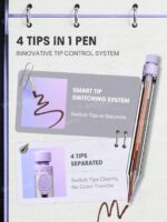مداد آرایشی چهارکاره شیگلم SHEGLAM The Everywhere 4-In-1 Pen Multicolor - Image 3