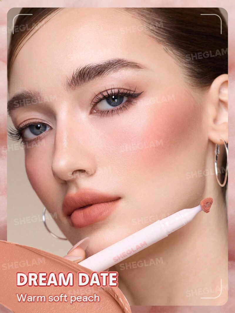 رژ لب مایع مات محوکننده مارشمالو پاف شیگلم Sheglam شماره 004 رنگ Dream Date - Image 3