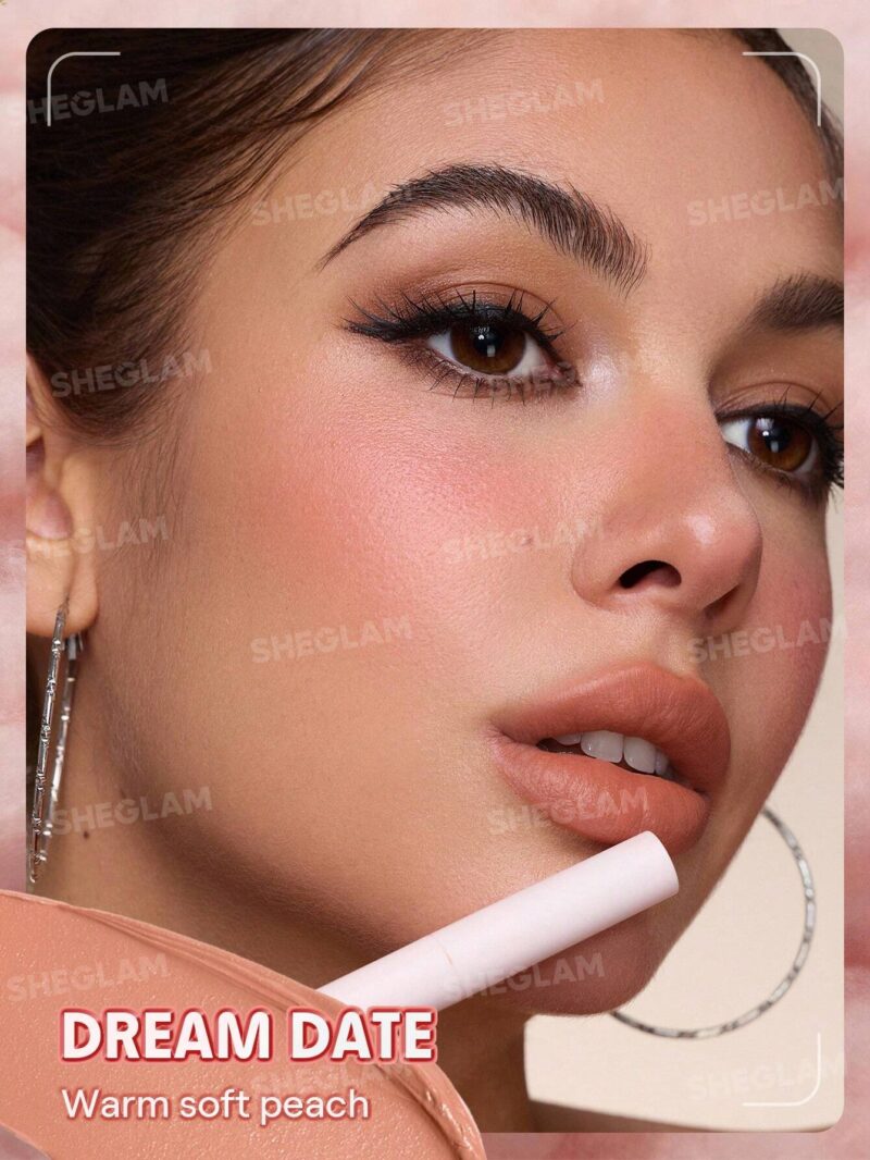 رژ لب مایع مات محوکننده مارشمالو پاف شیگلم Sheglam شماره 004 رنگ Dream Date - Image 6