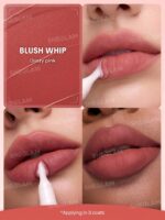 رژ لب مایع مات محوکننده مارشمالو پاف شیگلم Sheglam شماره 136 رنگ Blush Whip - Image 2