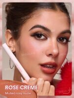 رژ لب مایع مات محوکننده مارشمالو پاف شیگلم Sheglam شماره 212 رنگ Rose Creme - Image 3
