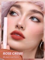 رژ لب مایع مات محوکننده مارشمالو پاف شیگلم Sheglam شماره 212 رنگ Rose Creme - Image 6