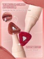 رژ لب مایع مات محوکننده مارشمالو پاف شیگلم Sheglam شماره 331 رنگ Berry Mousse - Image 4