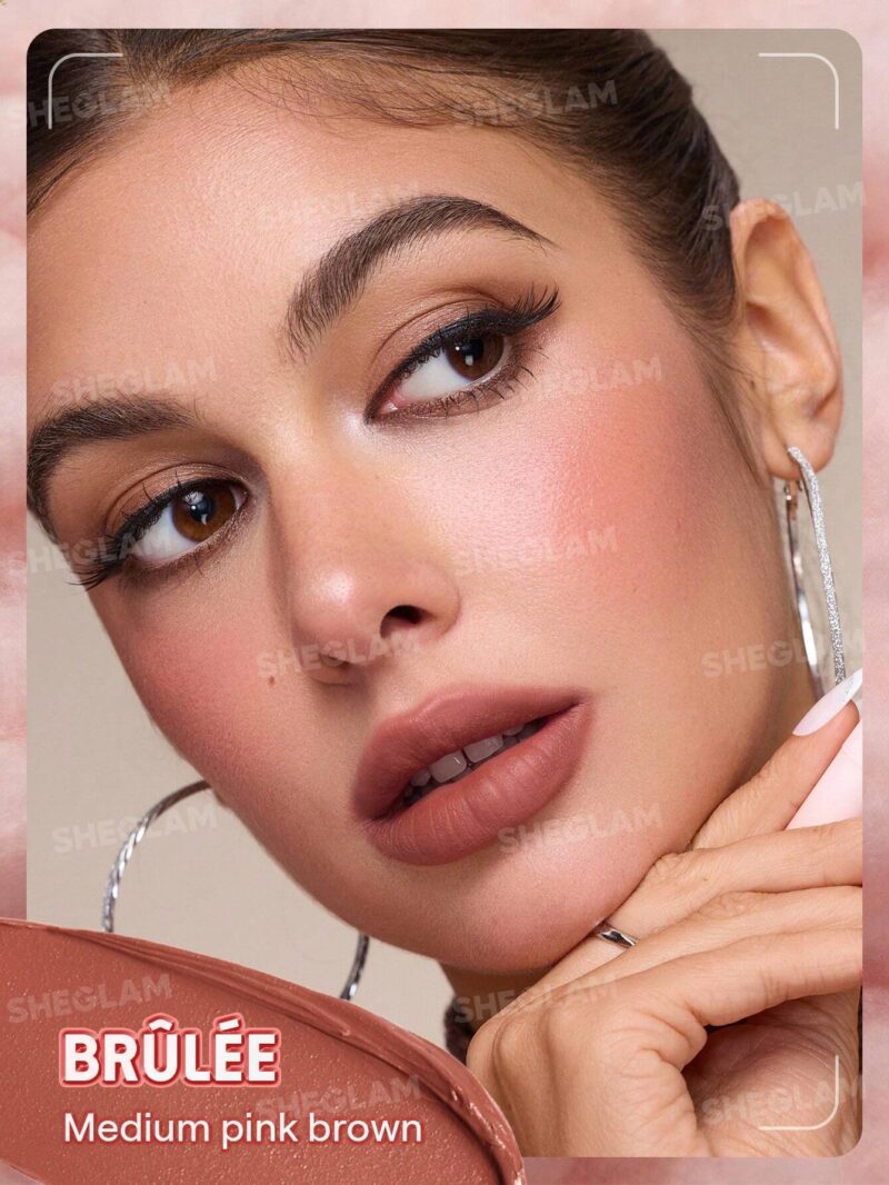 رژ لب مایع مات محوکننده مارشمالو پاف شیگلم Sheglam شماره 523 رنگ Brûlée - Image 6