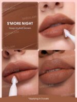 رژ لب مایع مات محوکننده مارشمالو پاف شیگلم Sheglam شماره 524 رنگ S'more Night - Image 2