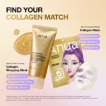 ماسک کلاژن لیفتینگ و سفت‌کننده آنوا Anua Golden Firming Collagen Wrapping Mask KPOP DEMON حجم 80 میل - Image 3