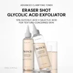 تونر لایه‌بردار و پاکسازی‌کننده آرنسیا Arencia Eraser Shot Glycolic Acid Exfoliator حاوی 10٪ گلیکولیک اسید، سالیسیلیک اسید و هیالورونیک اسید حجم 200 میل - Image 2