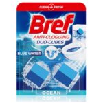قرص توالت فرنگی ضدگرفتگی برف Bref Anti-Clogging Duo-Cubes Ocean با رایحه اقیانوس بسته 2 عددی 50 گرمی - Image 2