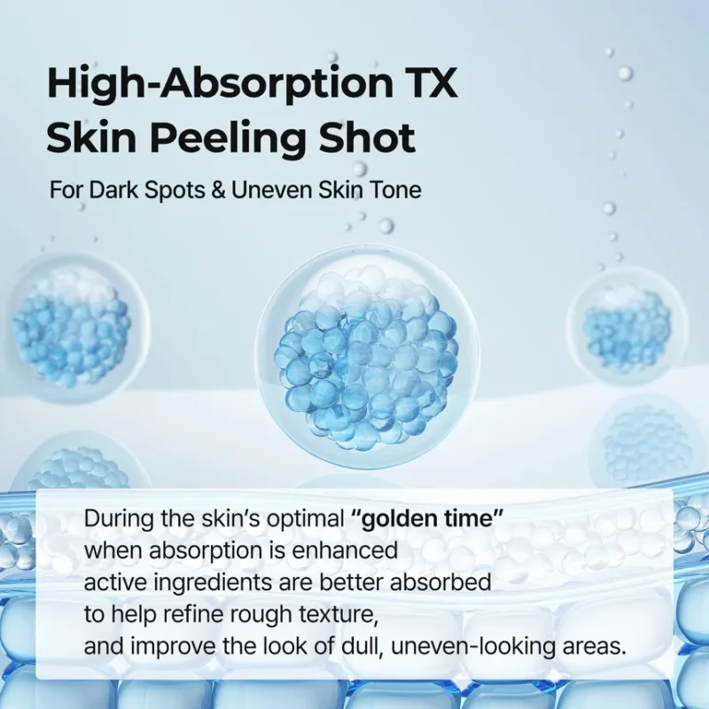 سرم لایه‌بردار و روشن‌کننده پوست دکتر ملاکسین Dr. Melaxin Peel Shot Exfoliating TX Serum حاوی ترانگزامیک اسید و نیاسینامید حجم 80 میل - Image 8