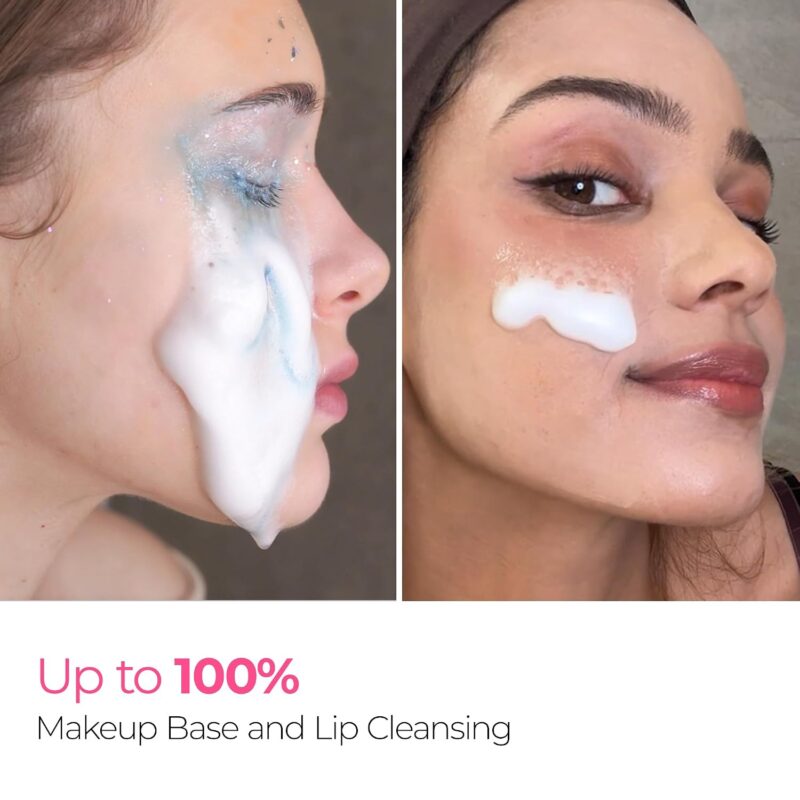 فوم شوینده و پاک‌کننده آرایش دکتر ملاکسین Dr. Melaxin Melting Bubble Foaming Cleanser حاوی کالامین و نیاسینامید حجم 150 میل - Image 3