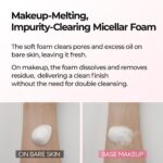 فوم شوینده و پاک‌کننده آرایش دکتر ملاکسین Dr. Melaxin Melting Bubble Foaming Cleanser حاوی کالامین و نیاسینامید حجم 150 میل - Image 5