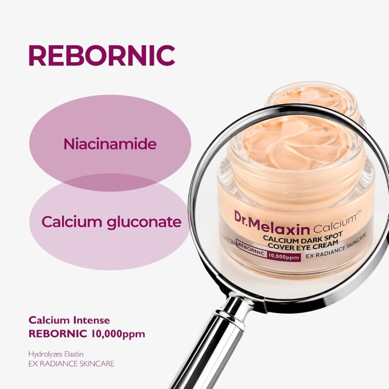 کرم دور چشم ضدلک کلسیم دکتر ملاکسین Dr. Melaxin Calcium Dark Spot Cover Eye Cream حجم 15 گرم - Image 5