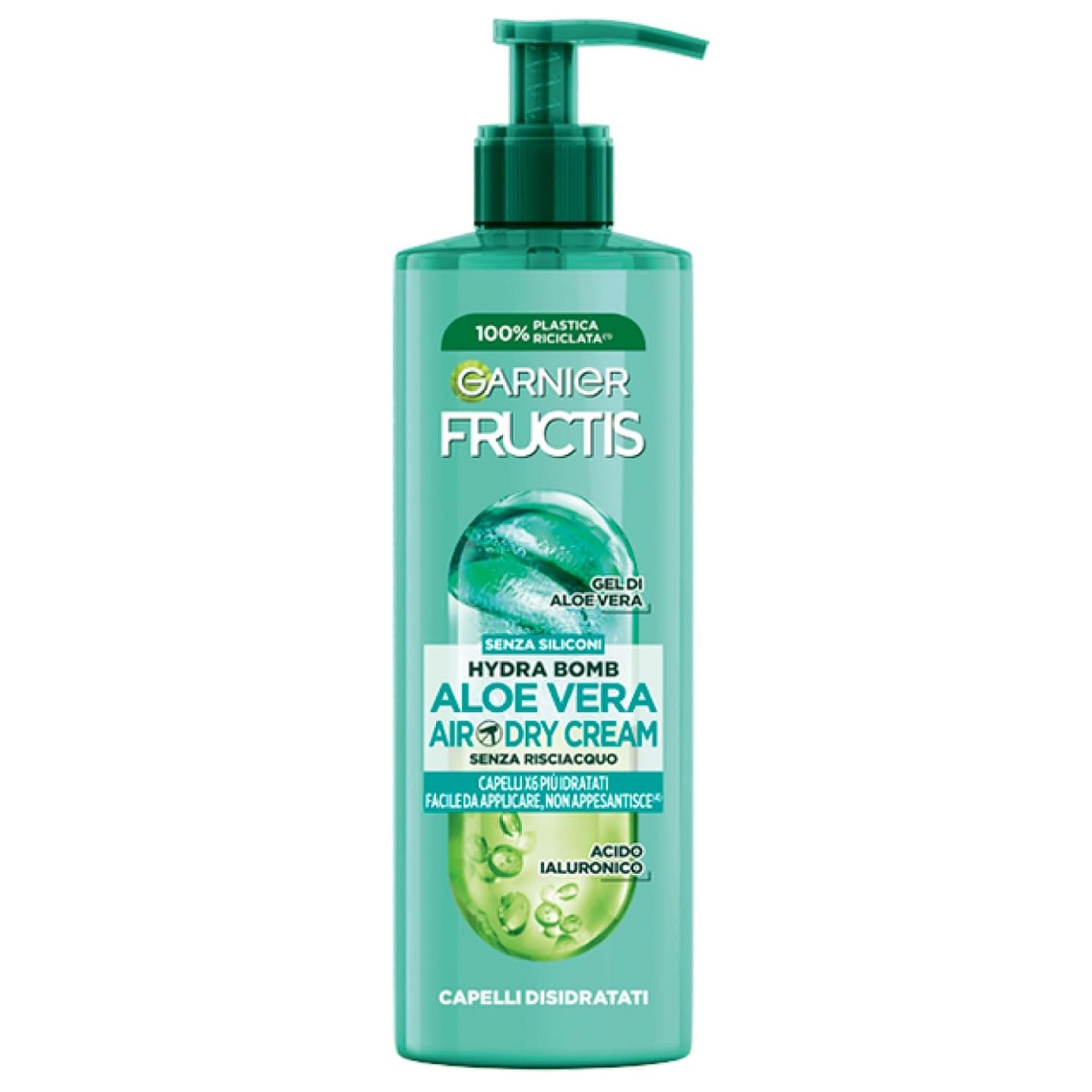 Garnier Fructis Aloe Hydra Bomb Air Dry Leave-In Cream 400ml کرم مو آبرسان و ضد وز گارنیه Garnier Fructis Aloe Hydra Bomb Air Dry حجم 400 میل - Image 1