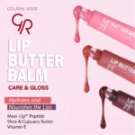 بالم لب مرطوب‌کننده و براق‌کننده گلدن رز Golden Rose Lip Butter Balm Care & Gloss رنگ 02 CAPPUCCINO - Image 4