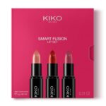 ست 3 عددی رژ لب کرمی و کیکو میلانو KIKO Milano Smart Fusion Lipstick شامل شماره‌های 404، 416 و 429