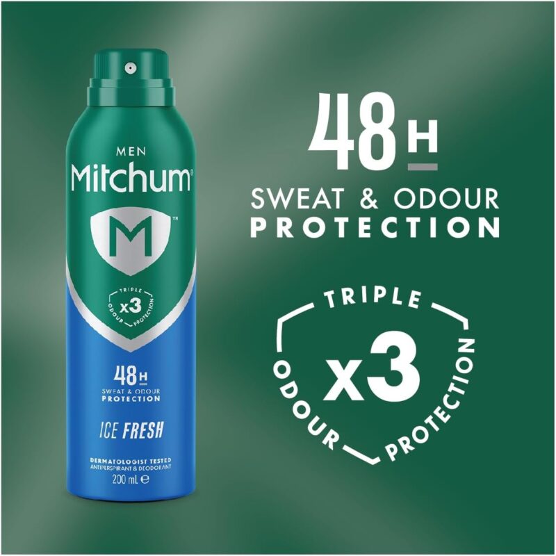 اسپری ضدتعریق مردانه میچام Mitchum Ice Fresh حجم 200 میل - Image 2