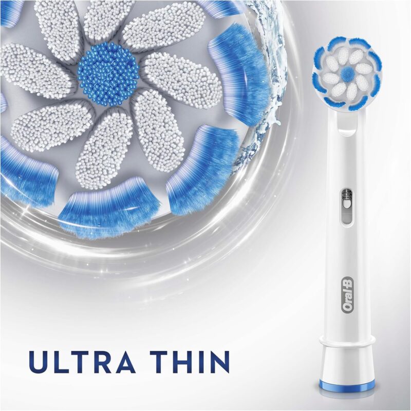 سری یدک مسواک برقی اورال-بی Oral-B Extra Sensitive Clean مناسب دندان و لثه حساس بسته 3 عددی - Image 5
