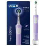 مسواک برقی اورال بی Oral-B Vitality Pro Purple با 3 حالت مسواک‌زدن و تایمر 2 دقیقه‌ای رنگ بفنش