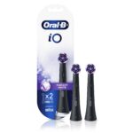 سری یدک مسواک برقی اورال بی Oral-B iO Radiant Whiteکمک به حذف لکه‌های سطحی دندان رنگ مشکی بسته 2 عددی