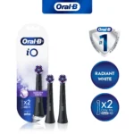 سری یدک مسواک برقی اورال بی Oral-B iO Radiant Whiteکمک به حذف لکه‌های سطحی دندان رنگ مشکی بسته 2 عددی - Image 6