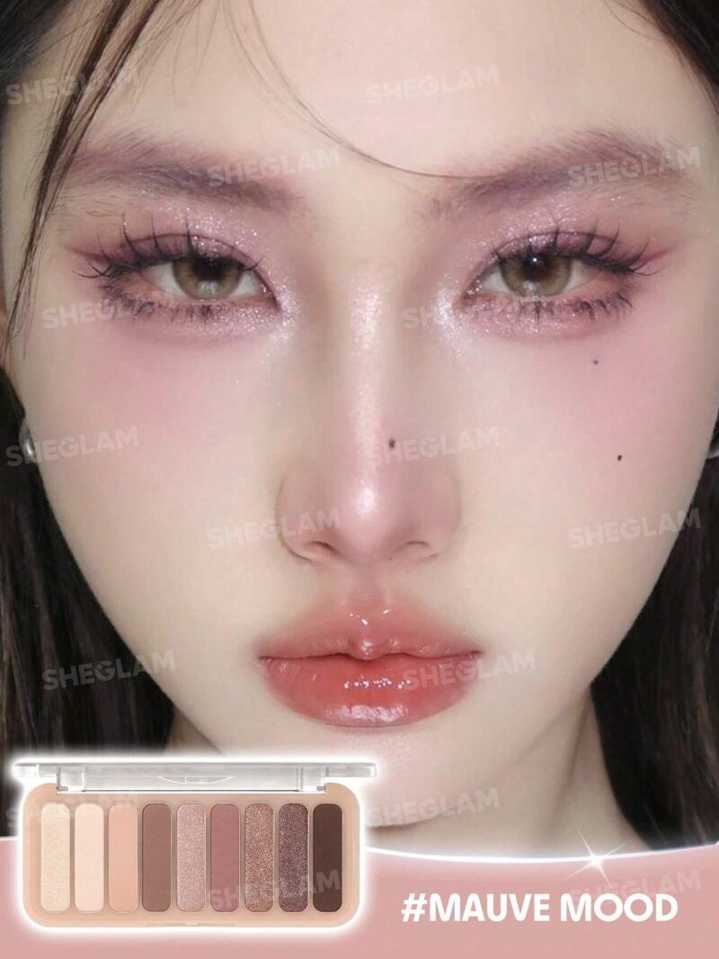 پالت 9 رنگ سایه چشم شیگلم SHEGLAM Mauve Mood Palette ترکیبی از سایه های مات و درخشان - Image 4