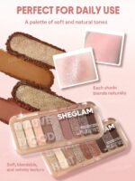 پالت 9 رنگ سایه چشم شیگلم SHEGLAM Mauve Mood Palette ترکیبی از سایه های مات و درخشان - Image 5