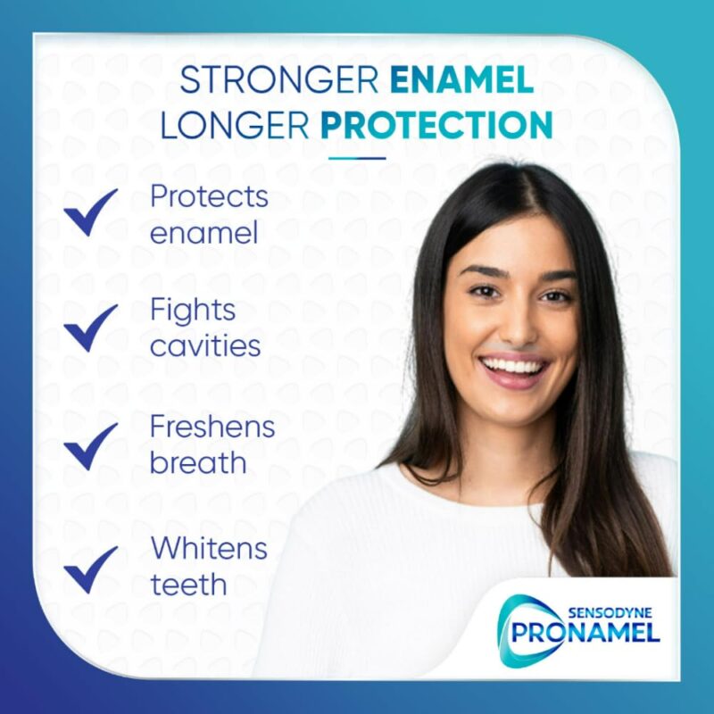 خمیر دندان محافظ مینای دندان سنسوداین Sensodyne Pronamel Daily Protection حجم 70 گرم - Image 5
