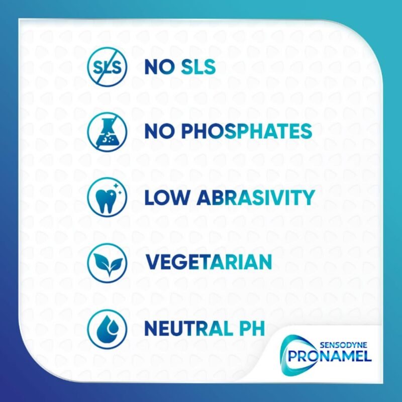خمیر دندان محافظ مینای دندان سنسوداین Sensodyne Pronamel Daily Protection حجم 70 گرم - Image 6