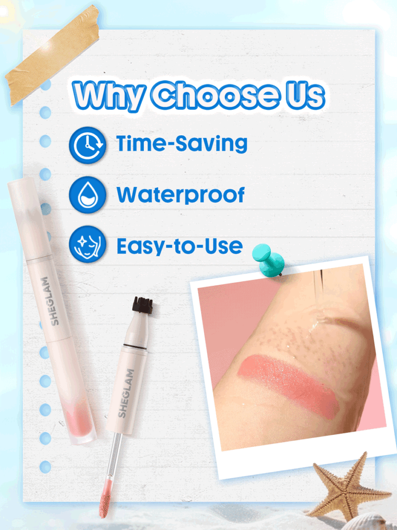 قلم دو سر رژگونه و کک‌ومک شیگلم SHEGLAM Sunspell Freckle & Flush Pen رنگ Love Cake - Image 4