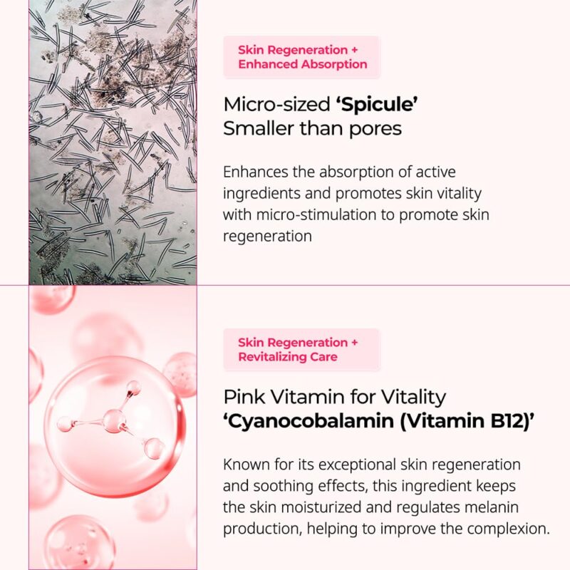 کرم ضد چروک و روشن کننده اسپیکول دکتر ملاکسین Dr.Melaxin Cemenrete Cyano Pink Spicule Cream حجم 50 گرم - Image 5