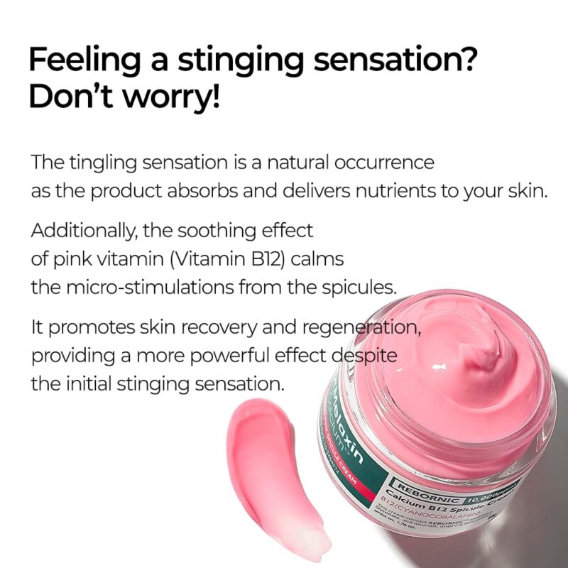 کرم ضد چروک و روشن کننده اسپیکول دکتر ملاکسین Dr.Melaxin Cemenrete Cyano Pink Spicule Cream حجم 50 گرم - Image 9