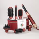 سشوار چندکاره 7 در 1 انزو ENZO Professional Supermotor Pro مدل EN-4133PRO-7 رنگ قرمز - Image 3