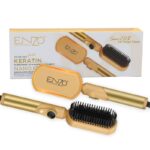 برس حرارتی صاف‌کننده و حالت‌دهنده مو انزو ENZO EN-4002 Gold KERATIN رنگ طلایی