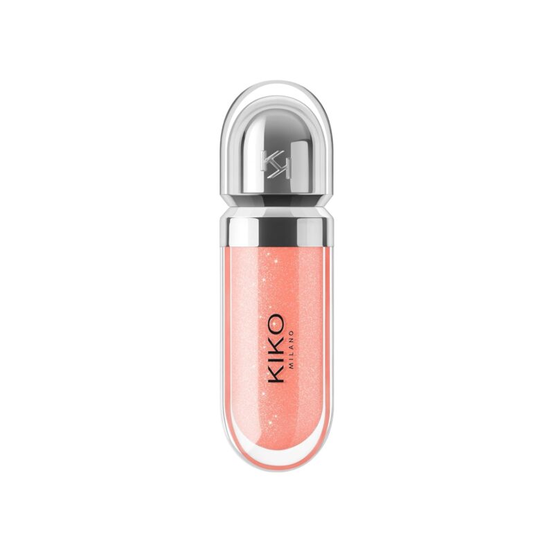 برق لب مرطوب‌کننده و براق‌کننده کیکو میلانو KIKO Milano 3D Hydra Lipgloss شماره 03 Pearly Apricot - Image 2