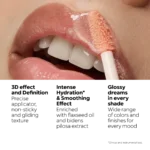 برق لب مرطوب‌کننده و براق‌کننده کیکو میلانو KIKO Milano 3D Hydra Lipgloss شماره 04 Pearly Peach Rose - Image 6