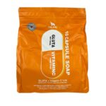 صابون روشن کننده گلوتا فیل اسکین Phil Skin gluta whitening Vitamin C حاوی ویتامین سی بسته 1 عددی