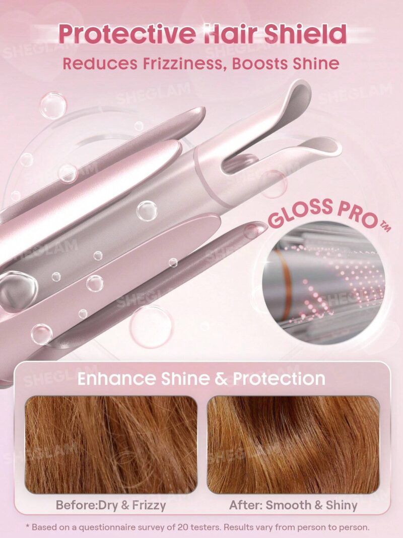 دستگاه فر کننده مو شیگلم SHEGLAM Cupid's Charm One-Touch Instant Curler سایز 25mm - Image 8