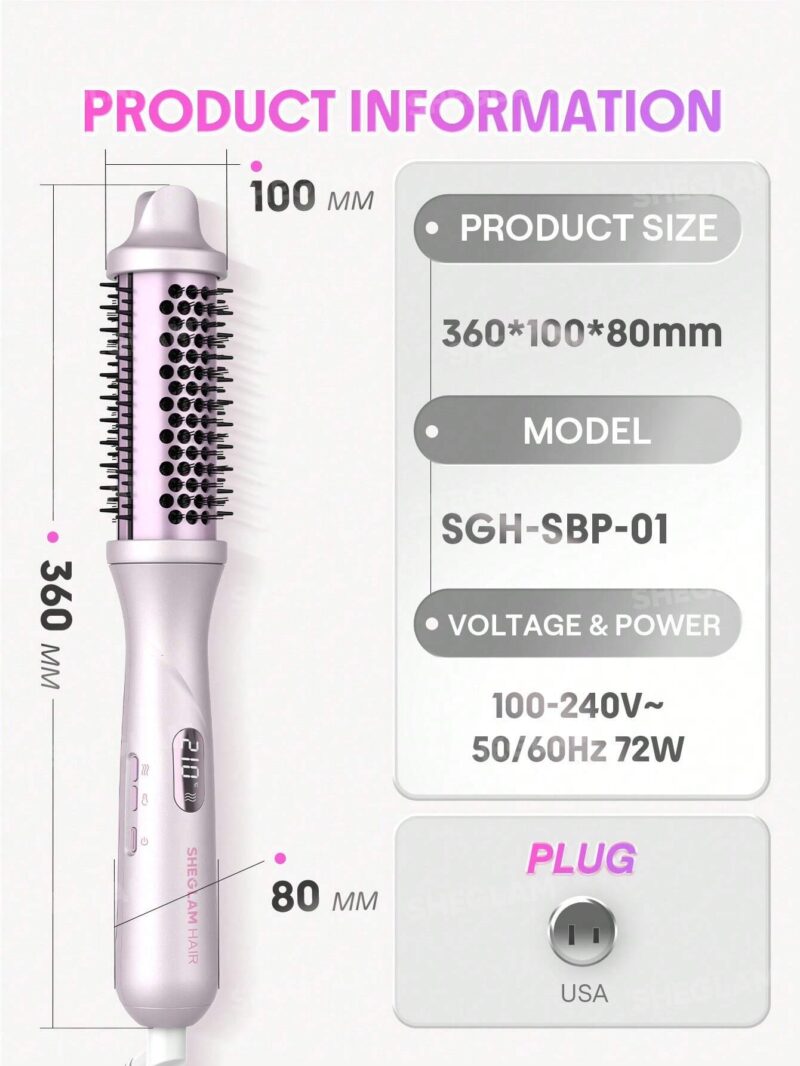 برس حرارتی شیگلام SHEGLAM Hydra Shot Steam Blowout Brush Pro - Image 12