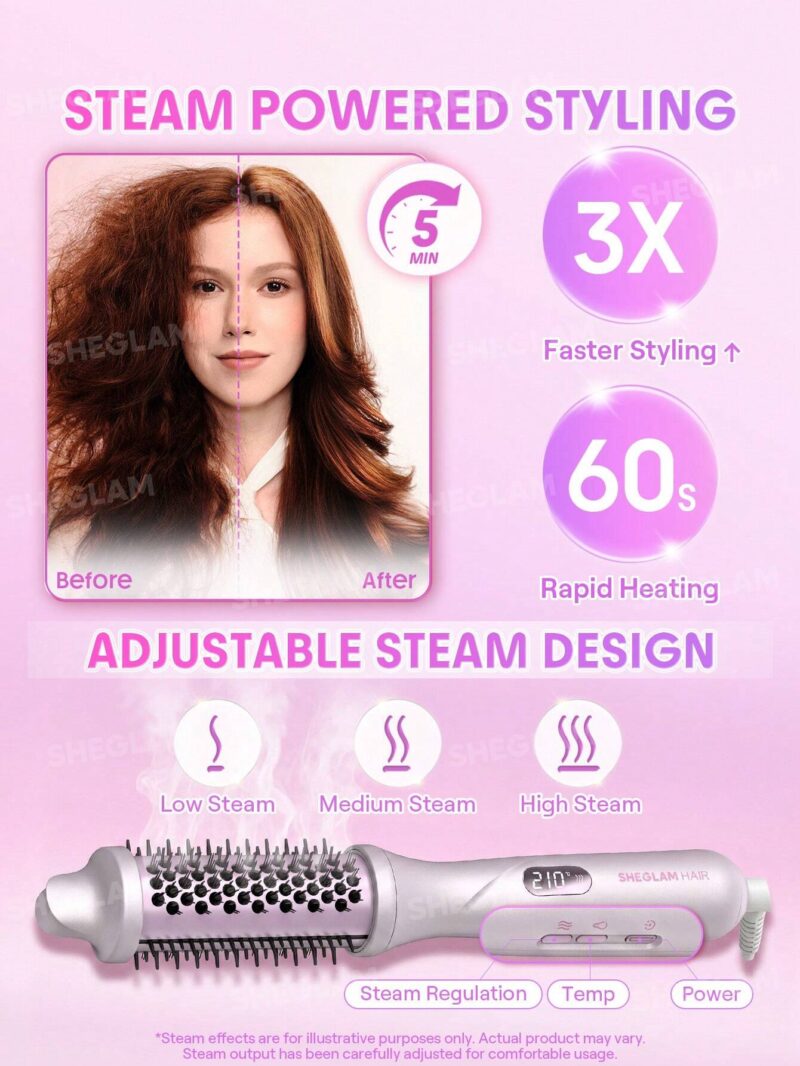 برس حرارتی شیگلام SHEGLAM Hydra Shot Steam Blowout Brush Pro - Image 3